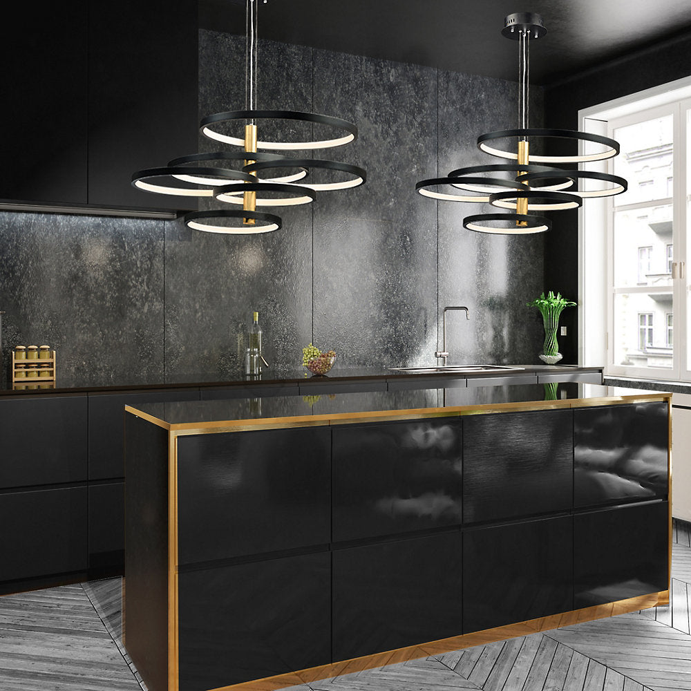 Hoopla Multi-Light LED Pendant