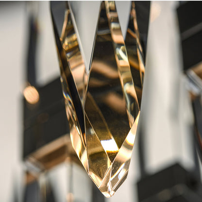 Quartz LED Multi-Light Pendant Light