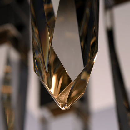 Quartz LED Multi-Light Pendant Light