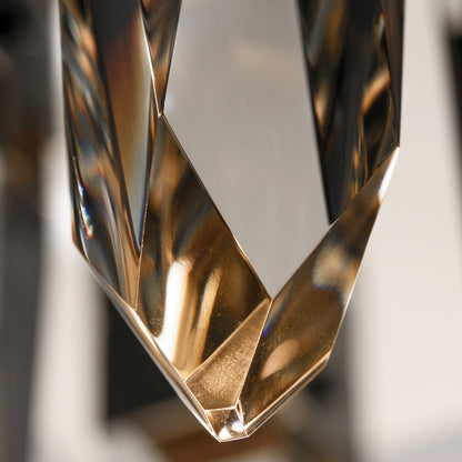 Quartz LED Square Multi-Light Pendant