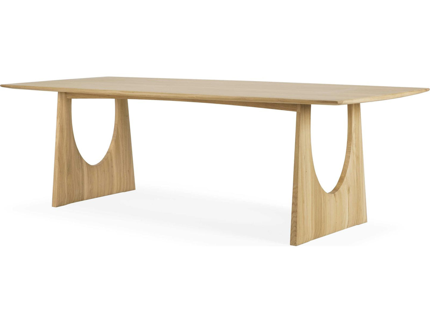 Slice 98-Inch x 39-Inch Rectangle Dining Table in Solid Oak with Hardwax Oil Finish