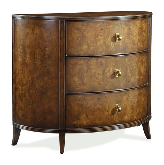 John Richard Sylvestre Three-Drawer Chest, Walnut