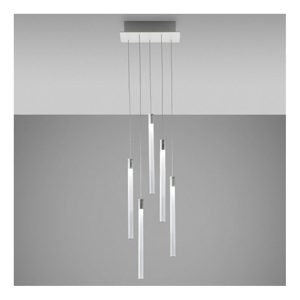 Tooby Rectangular LED Multi-Light Pendant