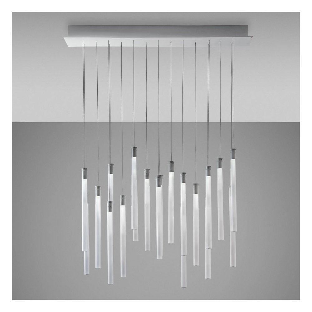 Tooby Rectangular LED Multi-Light Pendant
