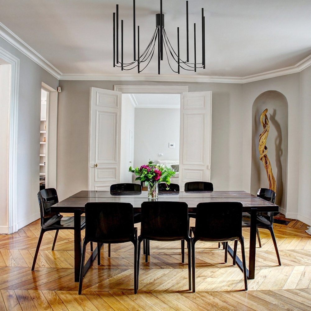 Ari F55 LED 12 Spot Light Chandelier