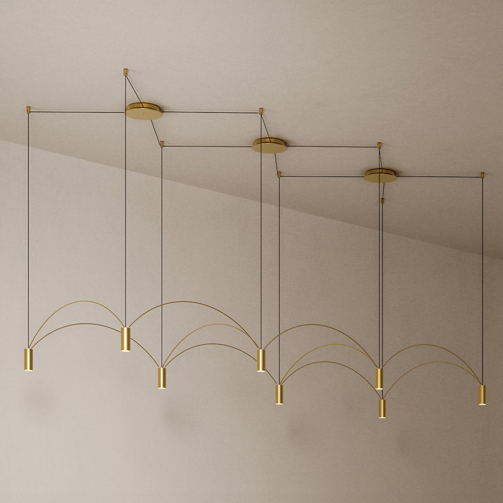 Dome F65 LED Multi-Light Pendant