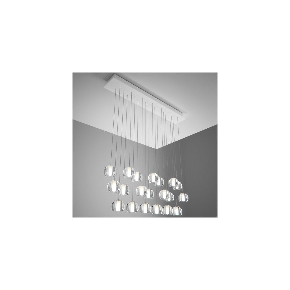 Beluga Multispot 20-Light Rectangular Pendant