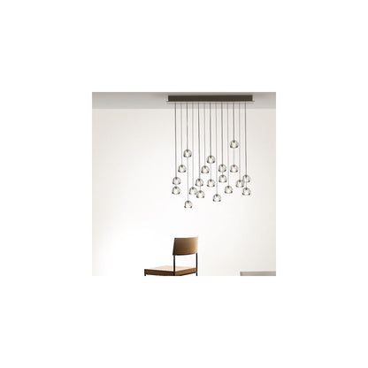Beluga Multispot 20-Light Rectangular Pendant
