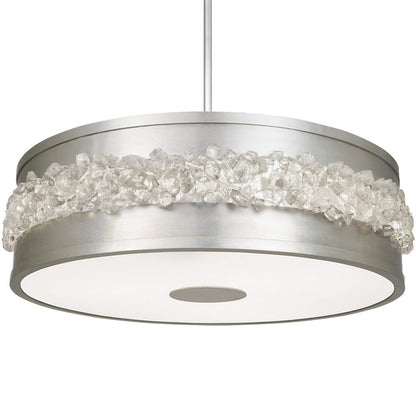 Arctic Halo Drum Chandelier