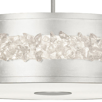 Arctic Halo Drum Chandelier