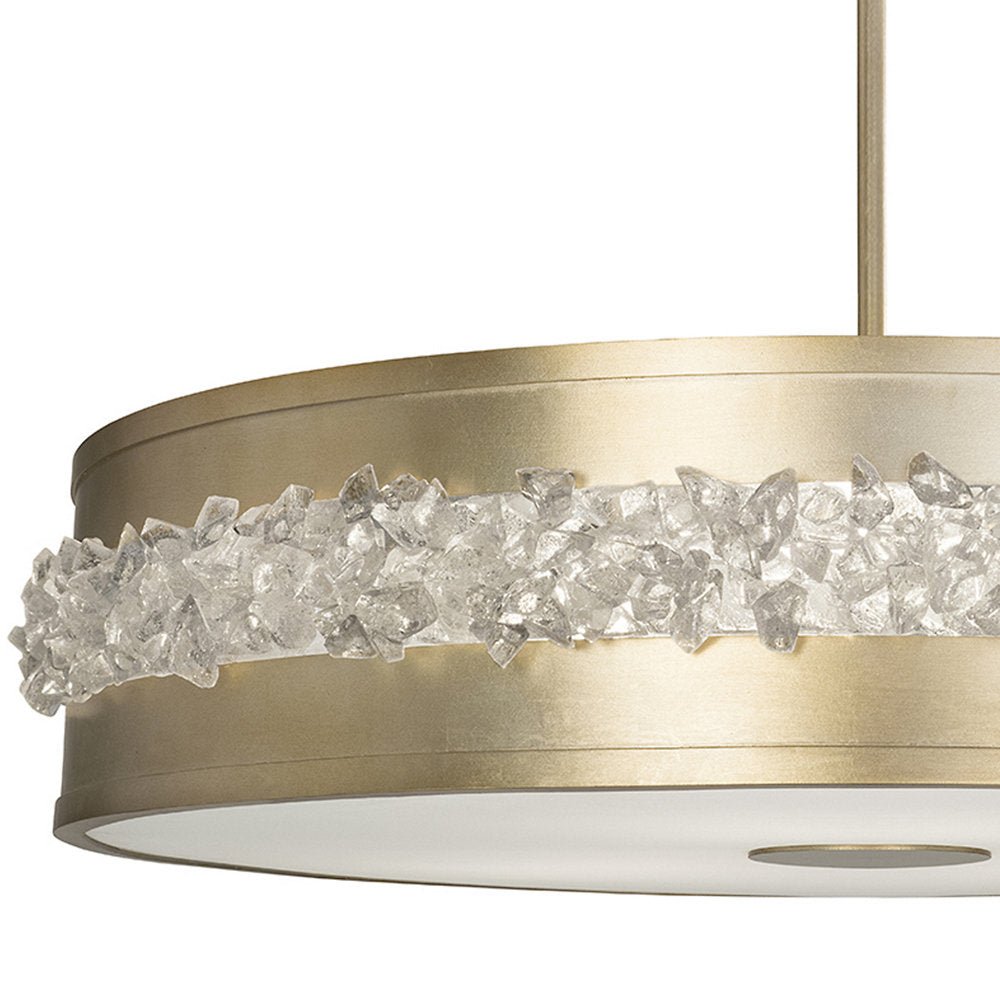 Arctic Halo Drum Chandelier