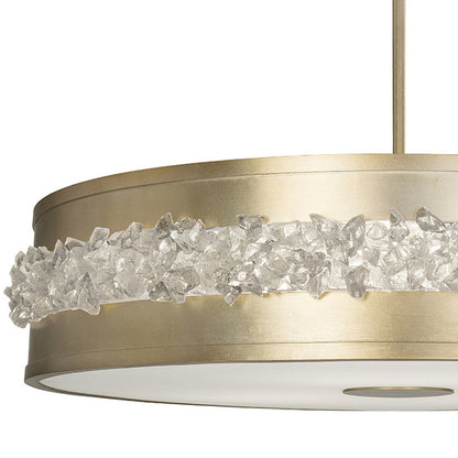 Arctic Halo Drum Chandelier
