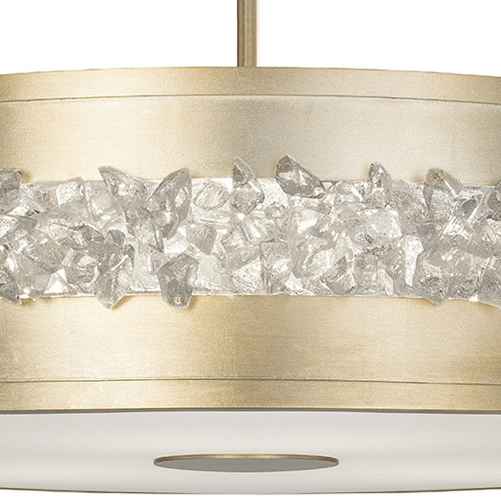 Arctic Halo Drum Chandelier