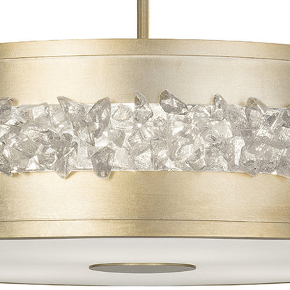 Arctic Halo Drum Chandelier