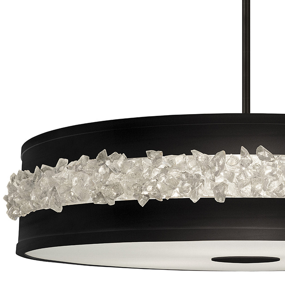 Arctic Halo Drum Chandelier