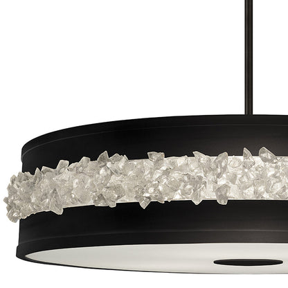 Arctic Halo Drum Chandelier