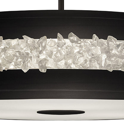 Arctic Halo Drum Chandelier