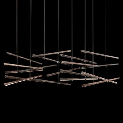 Elevate LED Rectangular Multi Light Pendant