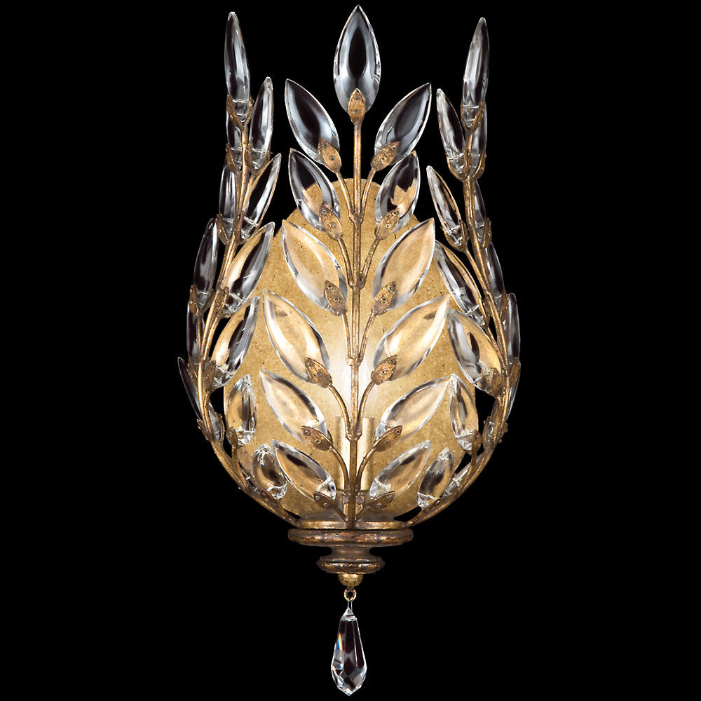 Crystal Laurel Wall Sconce