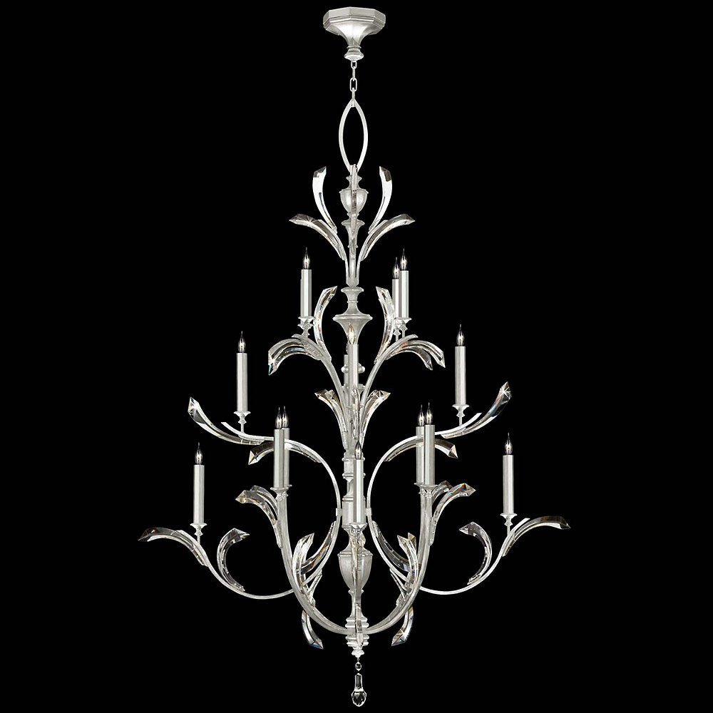 Beveled Arcs Large Chandelier
