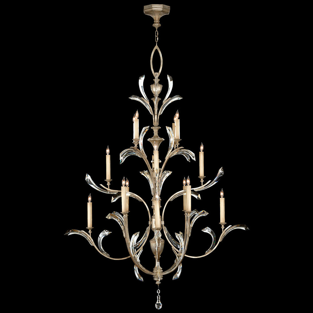 Beveled Arcs Large Chandelier