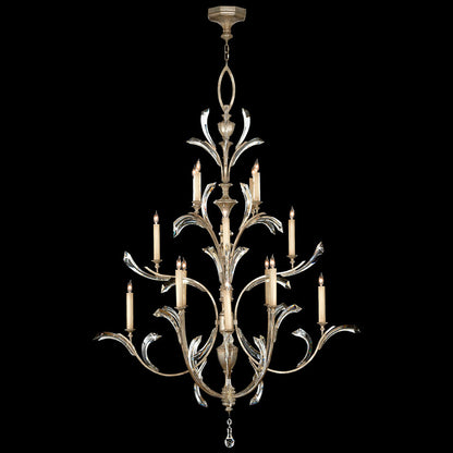 Beveled Arcs Large Chandelier