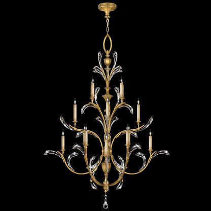 Beveled Arcs Large Chandelier