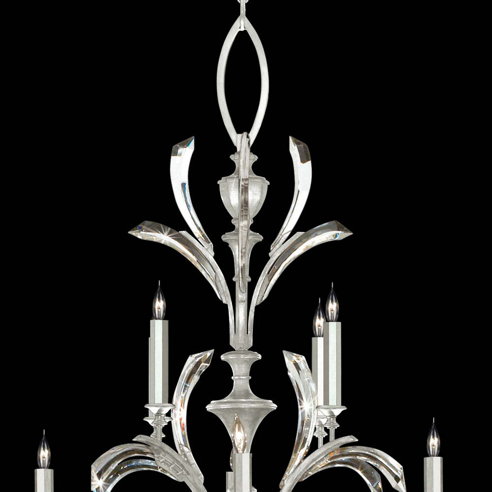 Beveled Arcs Large Chandelier
