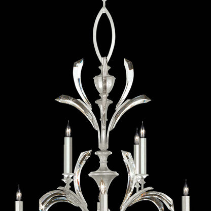 Beveled Arcs Large Chandelier