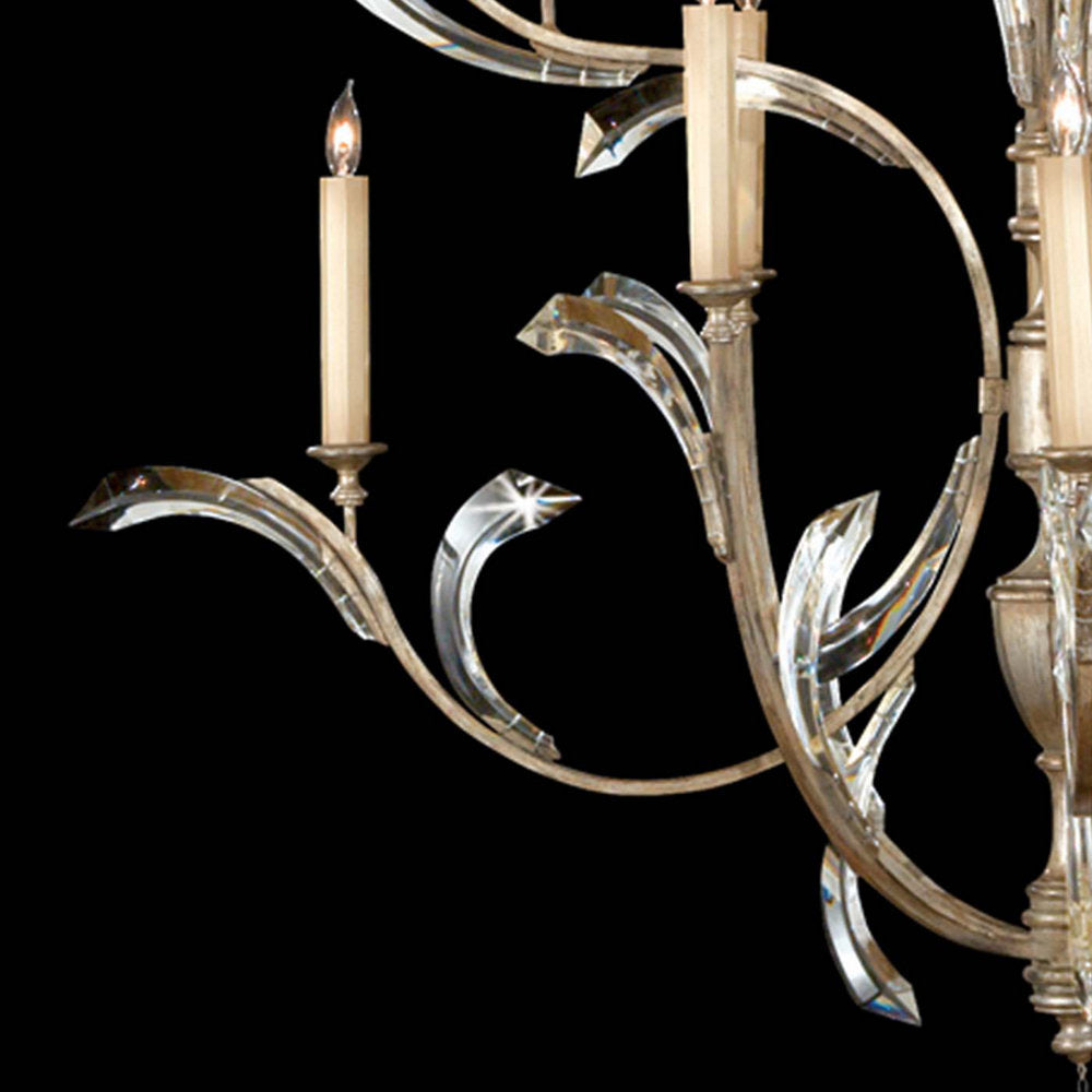 Beveled Arcs Large Chandelier