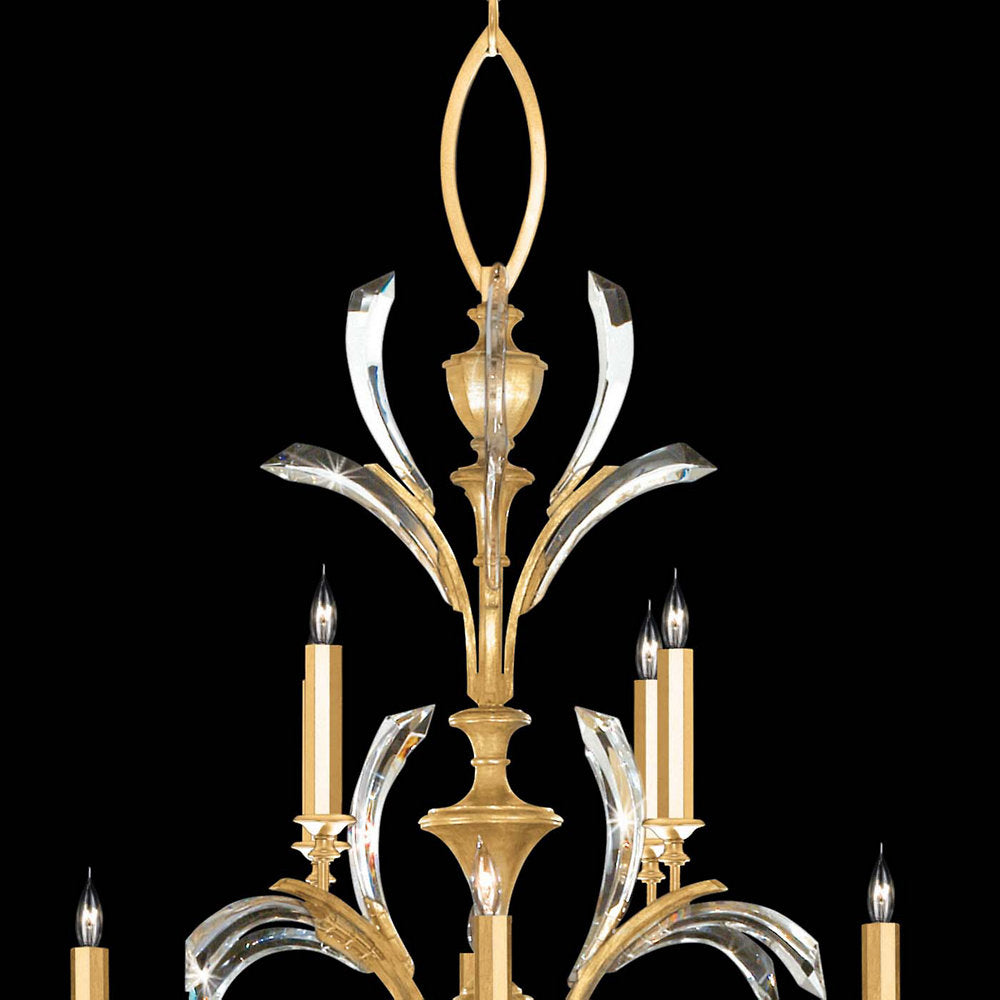 Beveled Arcs Large Chandelier