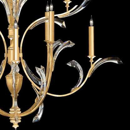 Beveled Arcs Large Chandelier