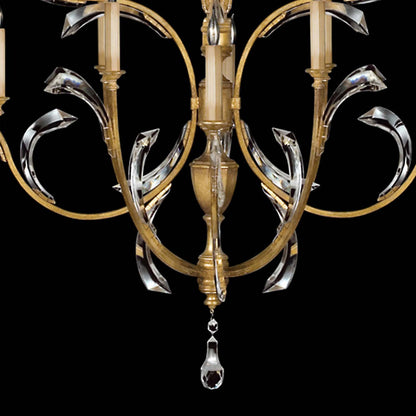 Beveled Arcs Large Chandelier