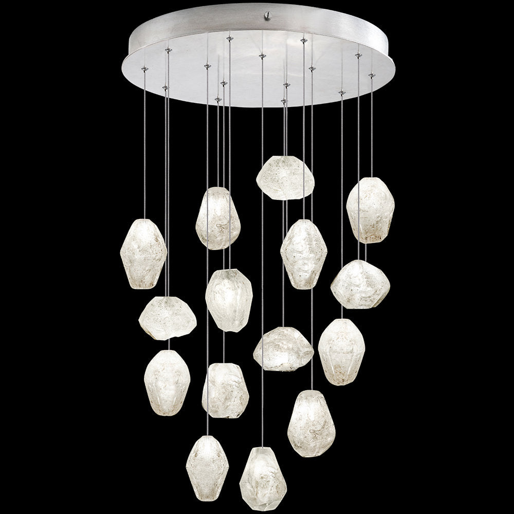 Natural Inspirations Quartz Round Multi-Light Pendant