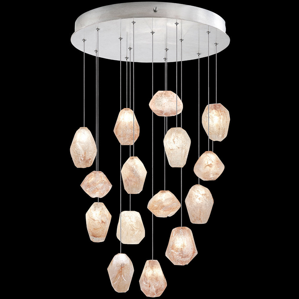 Natural Inspirations Quartz Round Multi-Light Pendant