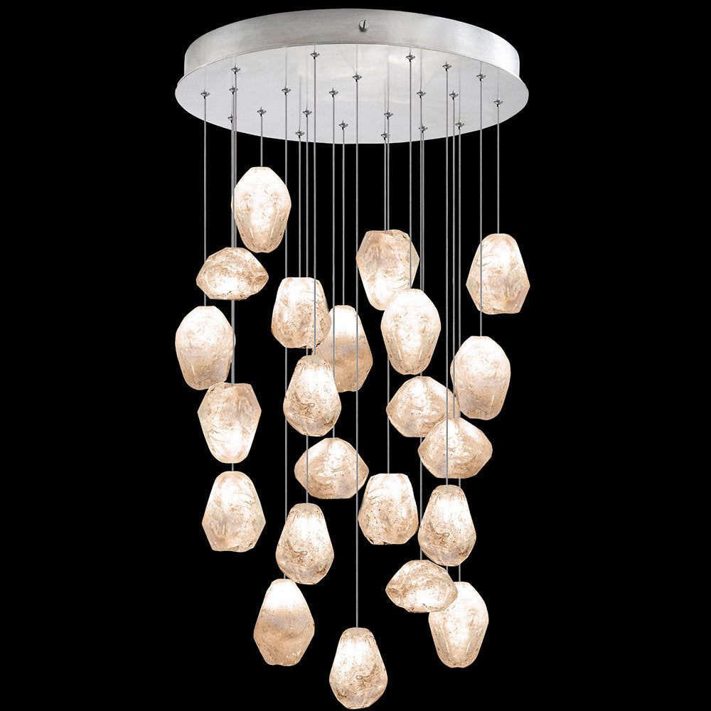 Natural Inspirations Quartz Round Multi-Light Pendant