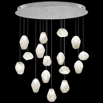 Natural Inspirations Quartz Round Multi-Light Pendant
