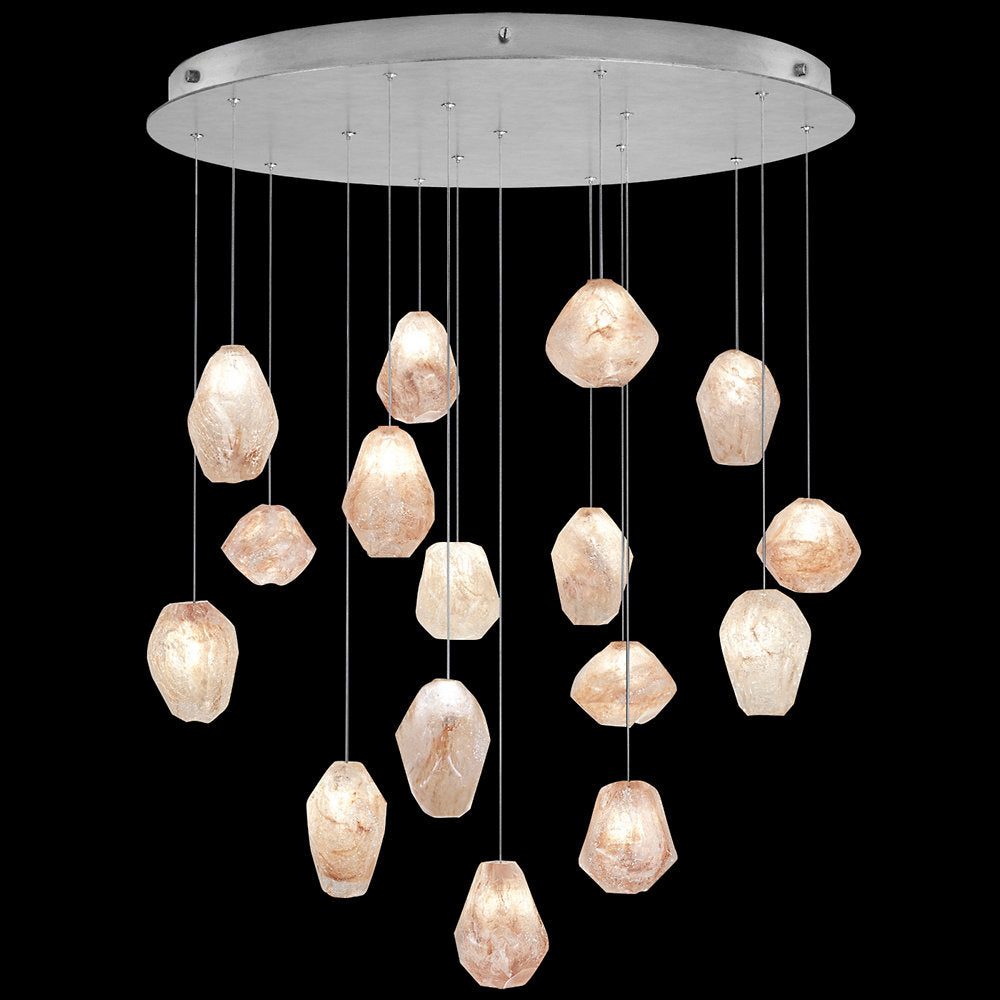 Natural Inspirations Quartz Round Multi-Light Pendant