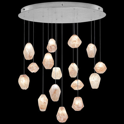 Natural Inspirations Quartz Round Multi-Light Pendant