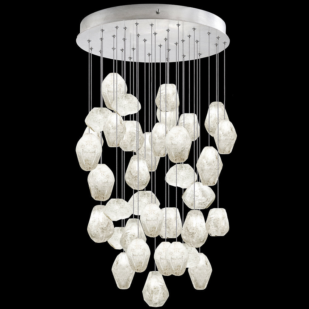 Natural Inspirations Quartz Round Multi-Light Pendant