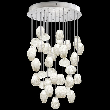 Natural Inspirations Quartz Round Multi-Light Pendant