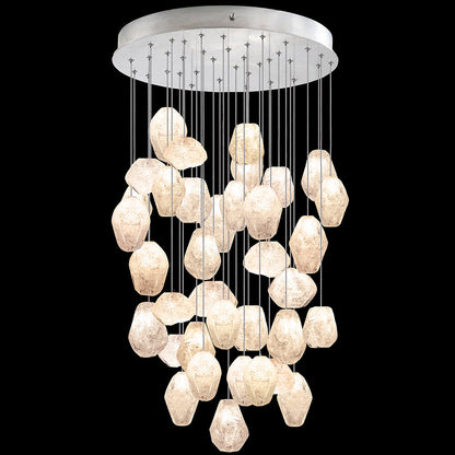 Natural Inspirations Quartz Round Multi-Light Pendant