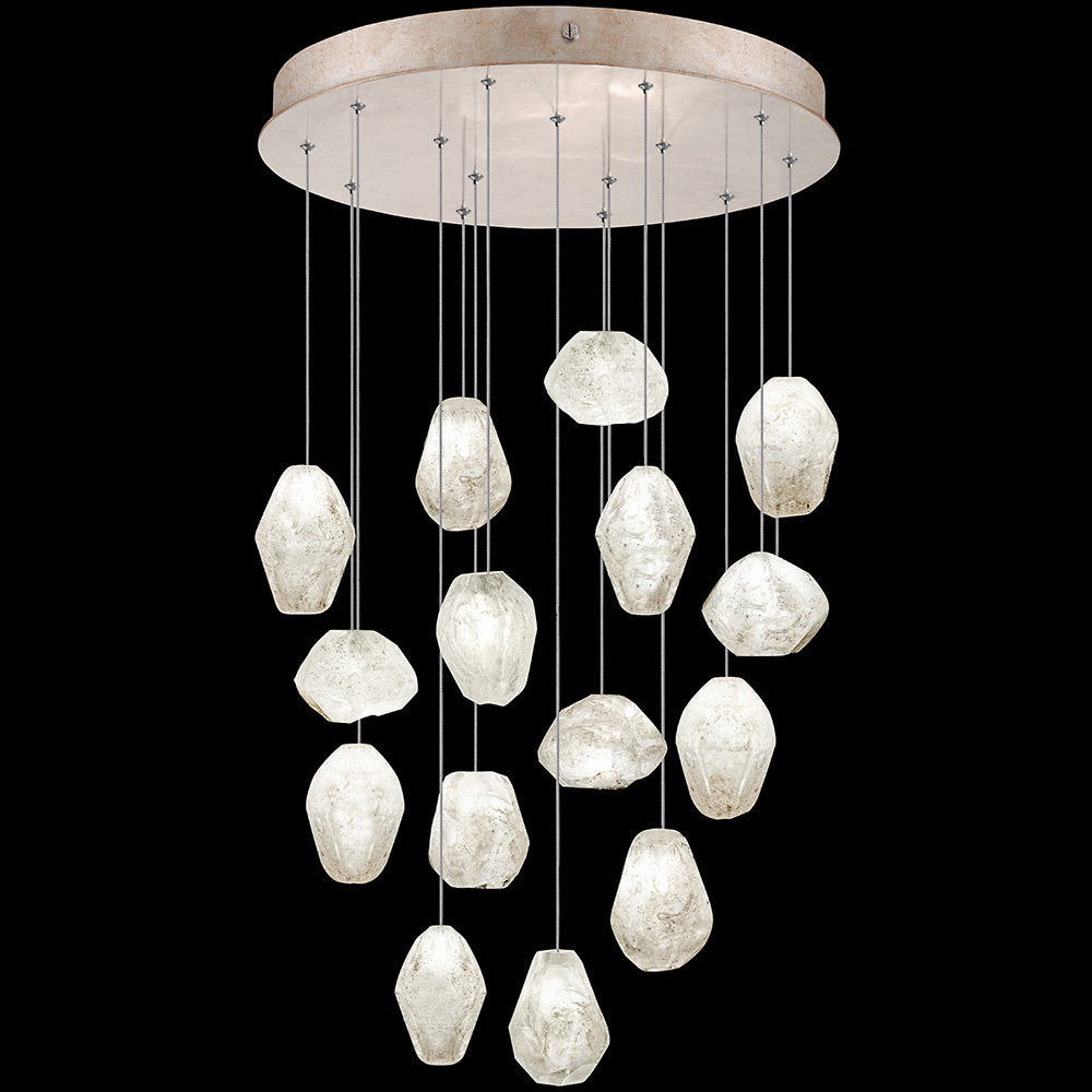 Natural Inspirations Quartz Round Multi-Light Pendant