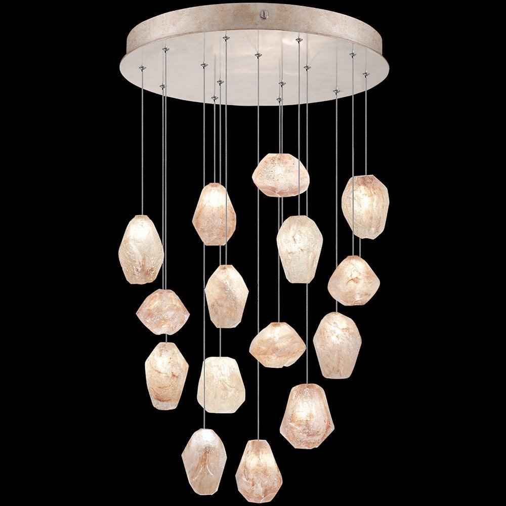 Natural Inspirations Quartz Round Multi-Light Pendant