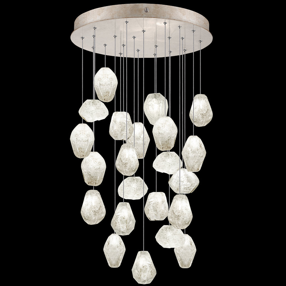 Natural Inspirations Quartz Round Multi-Light Pendant