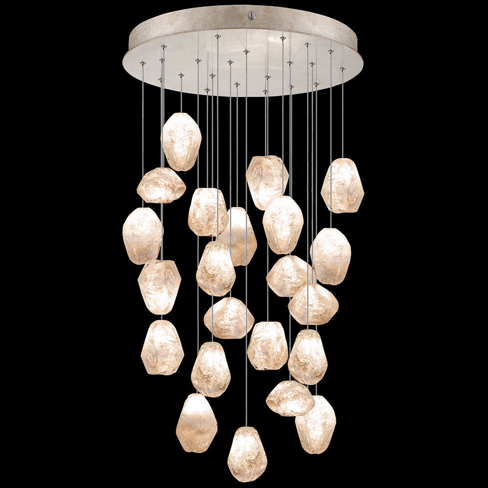 Natural Inspirations Quartz Round Multi-Light Pendant