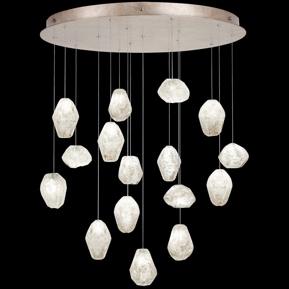 Natural Inspirations Quartz Round Multi-Light Pendant