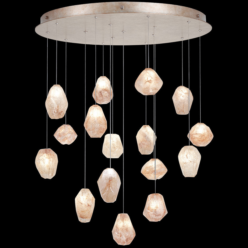 Natural Inspirations Quartz Round Multi-Light Pendant