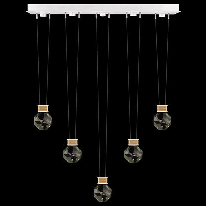 Aria Octagon Multi Light LED Linear Pendant