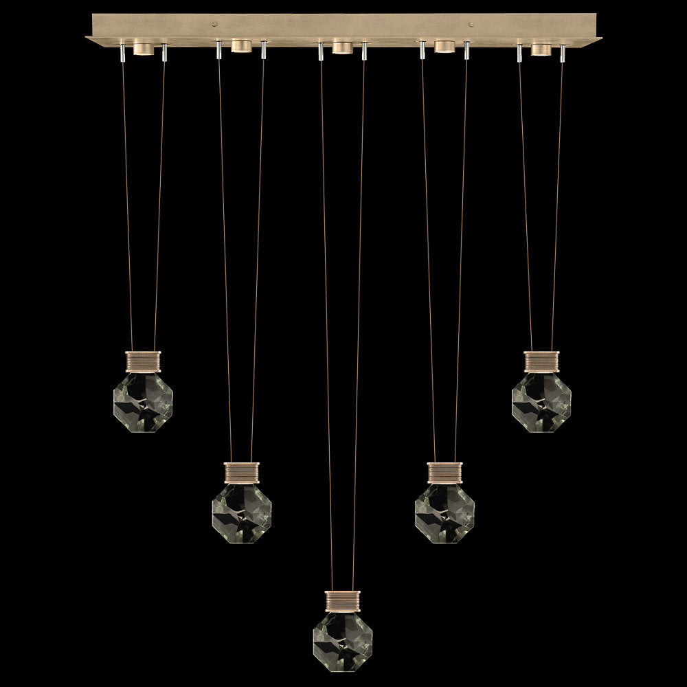Aria Octagon Multi Light LED Linear Pendant